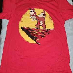 Unisex red short sleeve shirt